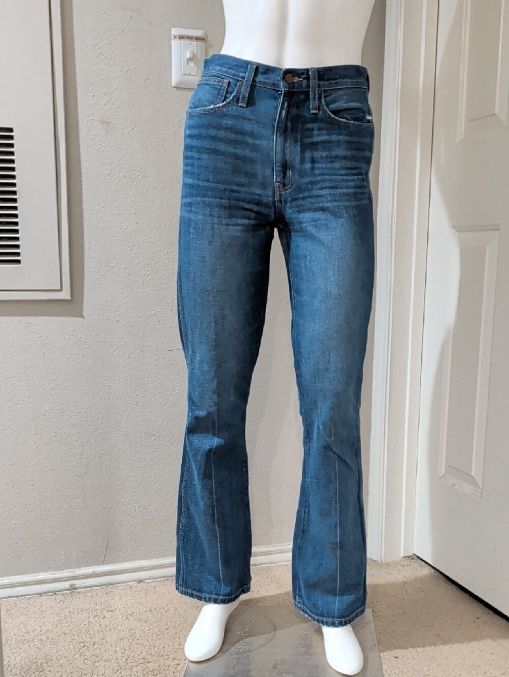 Madewell Indigo Rigid Flare Jeans Women's 26T New